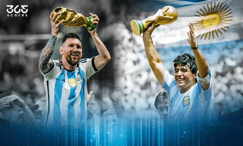 مارادونا وميسي