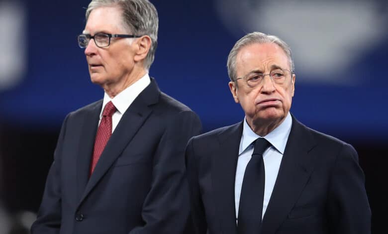 فلورنتينو بيريز - جون هنري - ريال مدريد - ليفربول - المصدر (Getty images)