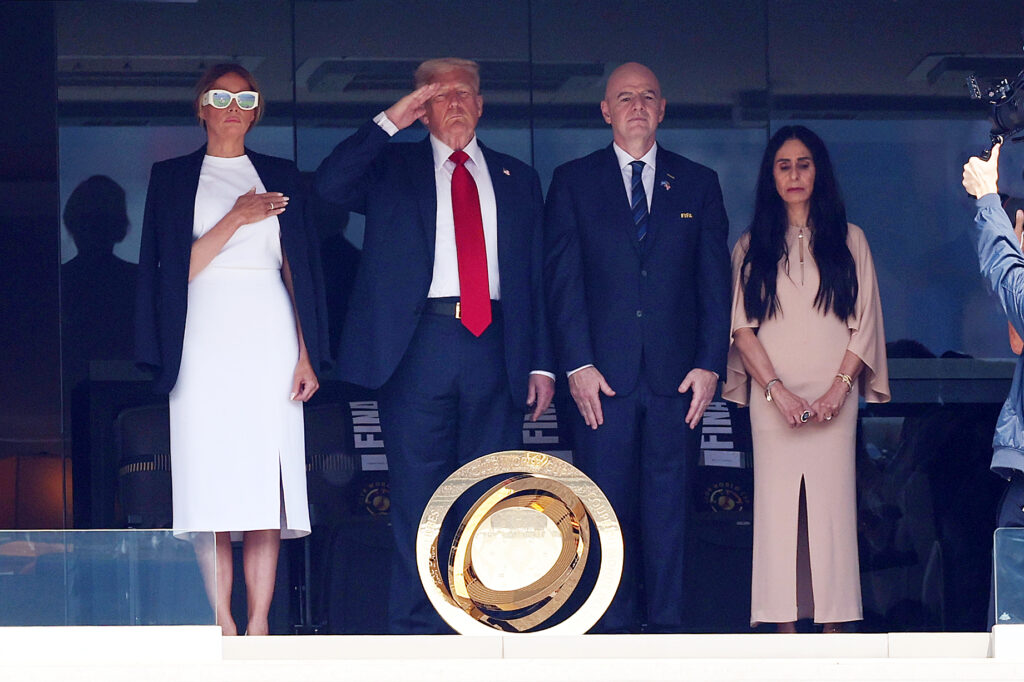 ترامب - إنفانتينو (المصدر:gettyimages)