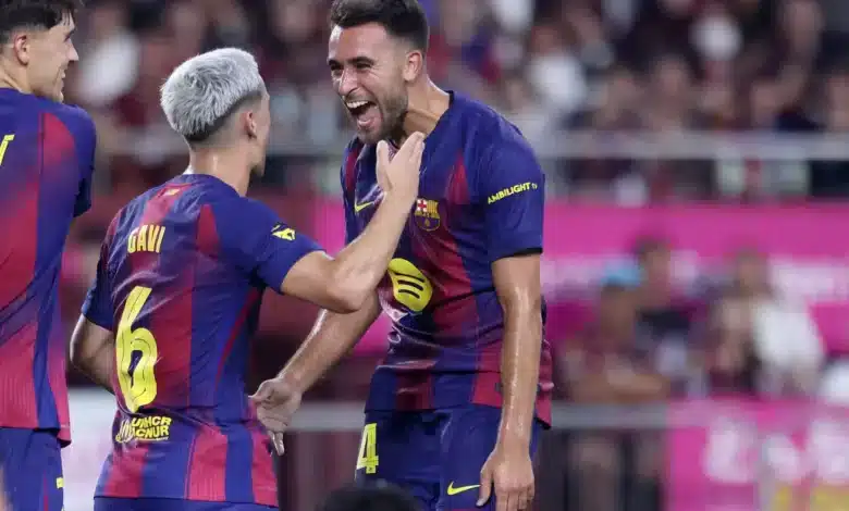 جافي - إيريك جارسيا - مباراة برشلونة اليوم