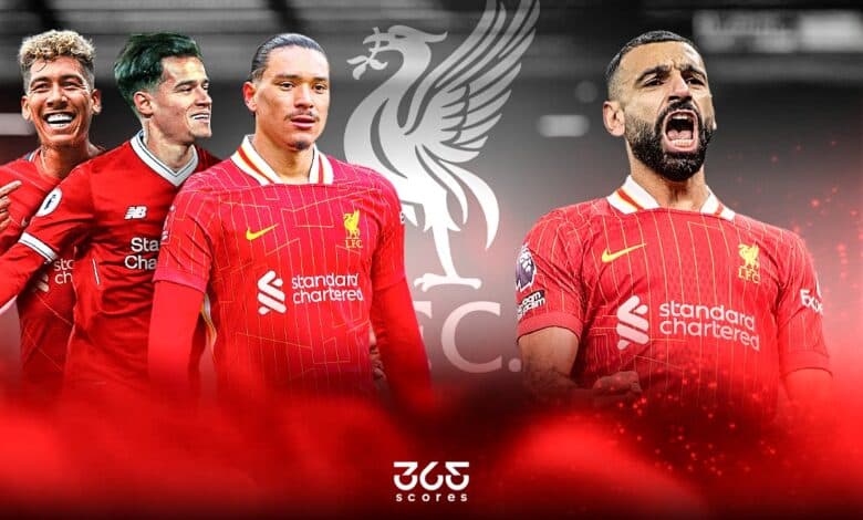 محمد صلاح - نونيز - كوتينيو - فيرمينو