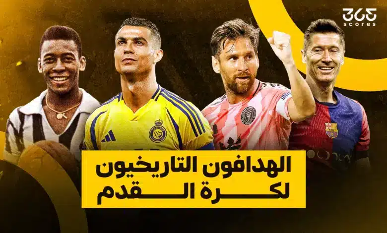 ترتيب الهدافين التاريخيين لكرة القدم