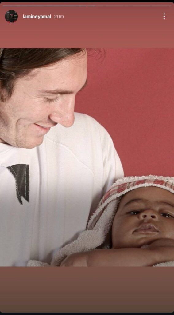 ستوري لامين يامال على انستجرام