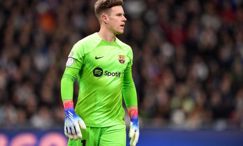 مارك أندريه تير شتيجن - برشلونة (المصدر:Gettyimages)