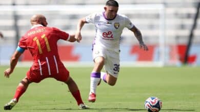 فاكوندو زابالا لاعب أولمبيا أسونسيون (المصدر: gettyimages)