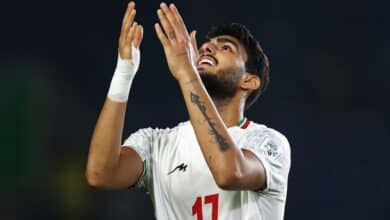 رضا غنديبور لاعب منتخب إيران (المصدر:Gettyimages)