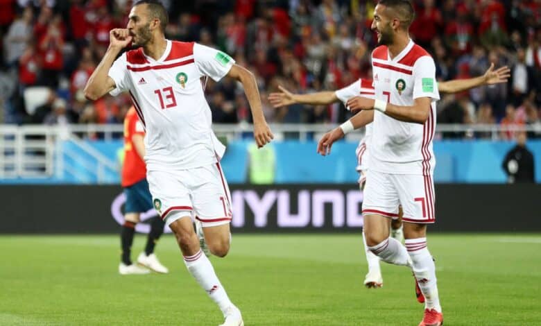 خالد بوطيب - حكيم زياش (المصدر: Getty Images)