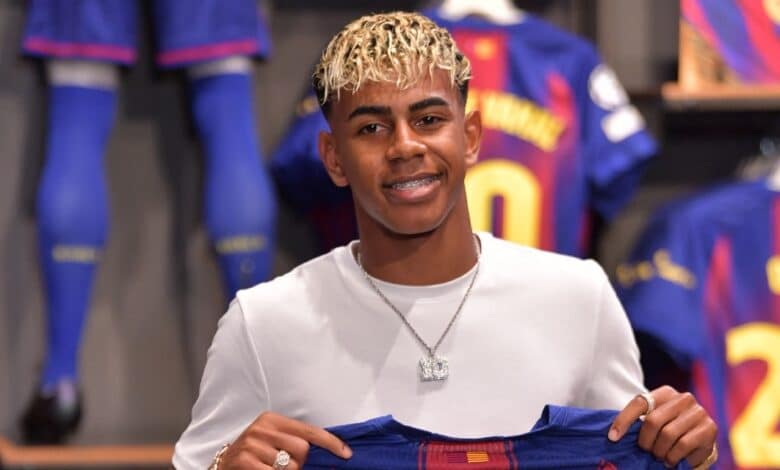 لامين يامال لاعب برشلونة - ( المصدر Gettyimages)