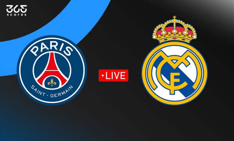 مباراة ريال مدريد اليوم ضد باريس سان جيرمان