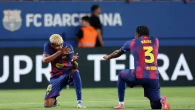 لامين يامال - أليخاندرو بالدي - برشلونة (المصدر:Gettyimages)