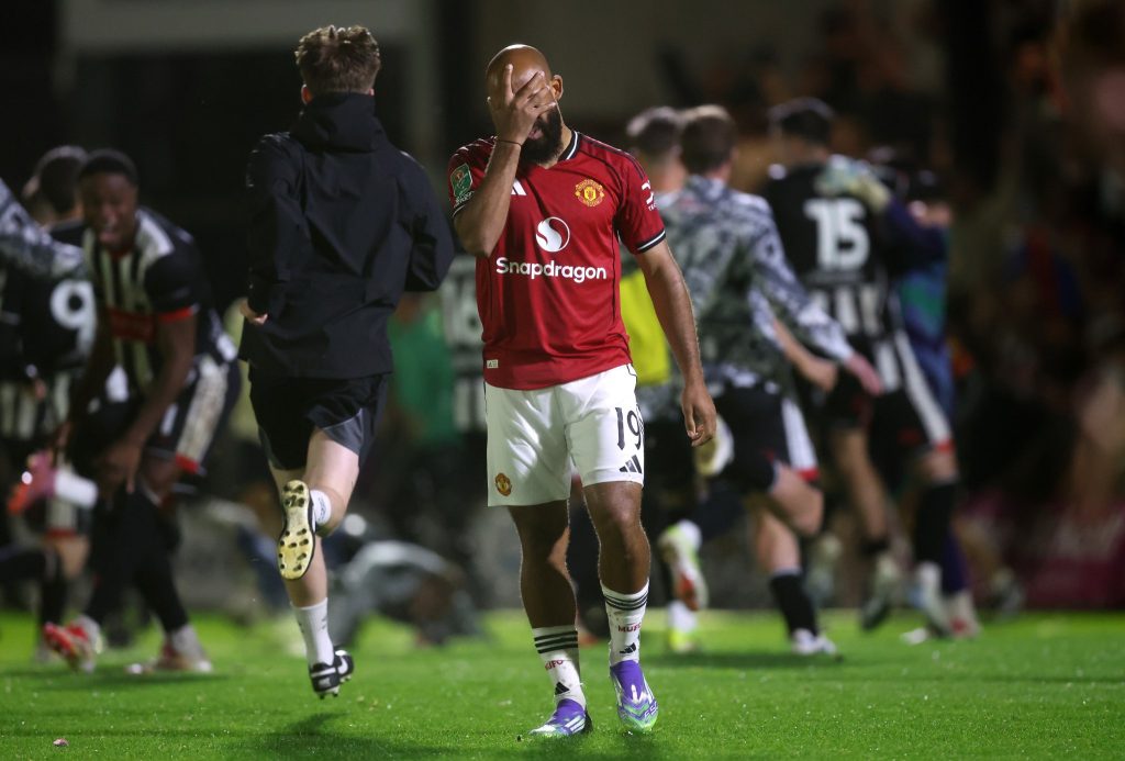 بريان مبيومو - مانشستر يونايتد ضد جريمسبي (المصدر:Gettyimages)