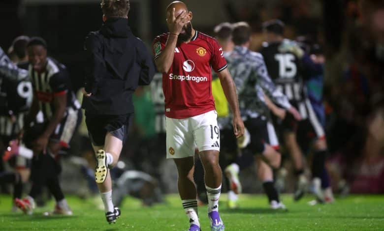 بريان مبيومو - مانشستر يونايتد ضد جريمسبي (المصدر:Gettyimages)