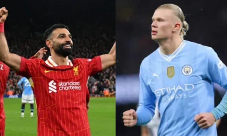 إيرليتح هالاند - محمد صلاح المصدر (Getty images)