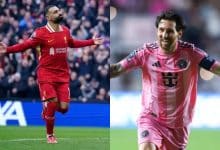 ليونيل ميسي - محمد صلاح (المصدر:Gettyimages)