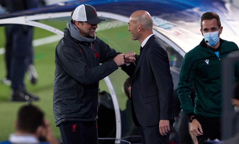 زين الدين زيدان - يورجن كلوب - المصدر (Getty images)