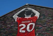 تيفو جماهير ليفربول لـ دييجو جوتا (المصدر:Gettyimages)