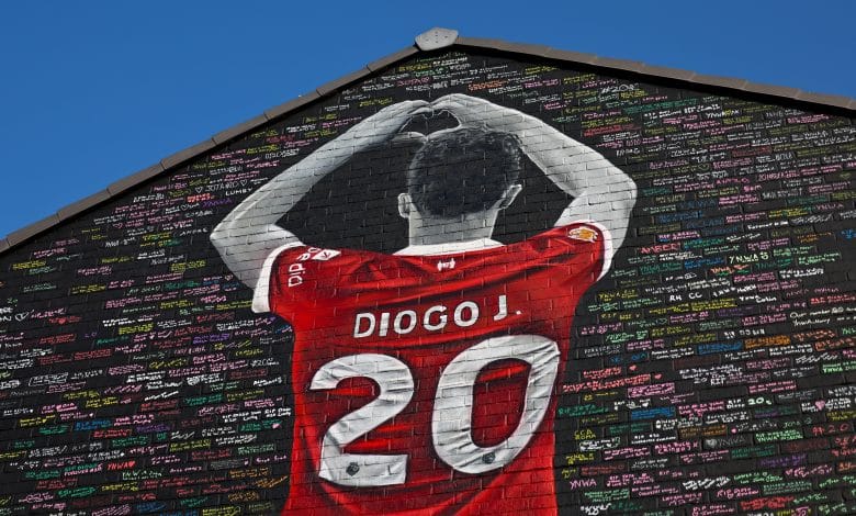 تيفو جماهير ليفربول لـ دييجو جوتا (المصدر:Gettyimages)