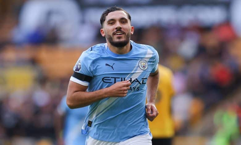 ريان شرقي لاعب مانشستر سيتي - المصدر: Getty Images