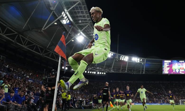 لامين يامال - برشلونة - ليفانتي - المصدر (Getty images)