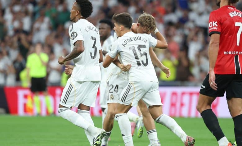 دين هويسين - أردا جولر - إيدير ميليتاو - ريال مدريد - المصدر (Getty images)