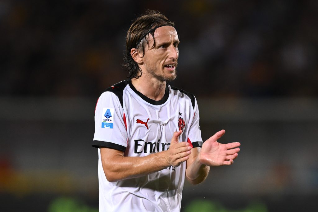 لوكا مودريتش لاعب ميلان.. المصدر: (Gettyimages)