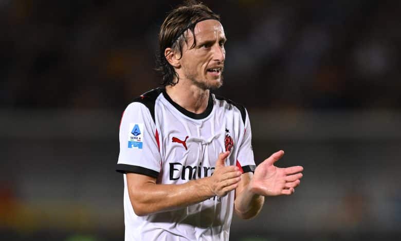 لوكا مودريتش لاعب ميلان.. المصدر: (Gettyimages)