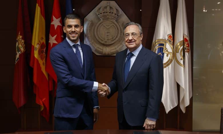 داني سيبايوس - فلورنتينو بيريز - ريال مدريد - المصدر (Getty images)