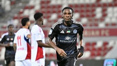 الجزيرة ضد الشارقة- المصدر: حساب رابطة المحترفين الإماراتية