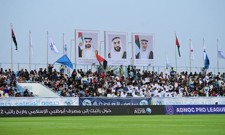 بني ياس ضد كلباء- المصدر: حساب رابطة المحترفين الإماراتية