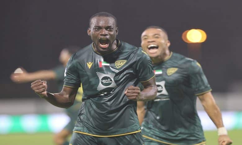 خورفكان ضد الجزيرة- المصدر: حساب رابطة المحترفين الإماراتية