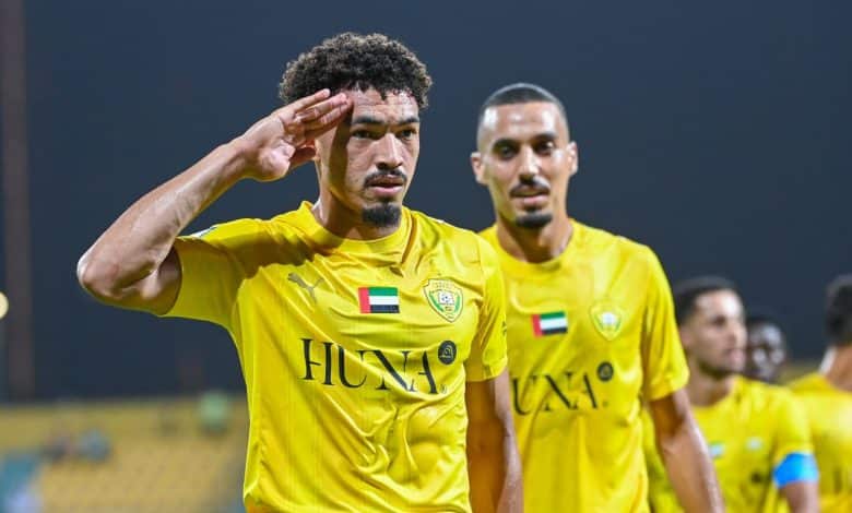 الوصل ضد بني ياس- المصدر: حساب رابطة المحترفين الإماراتية