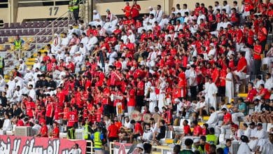 جماهير شباب الأهلي - المصدر: حساب رابطة المحترفين الإماراتية