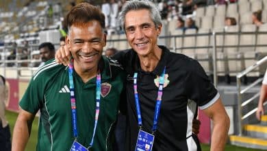 باولو سوزا وخوسيه مورايس- المصدر: حساب رابطة المحترفين الإماراتية