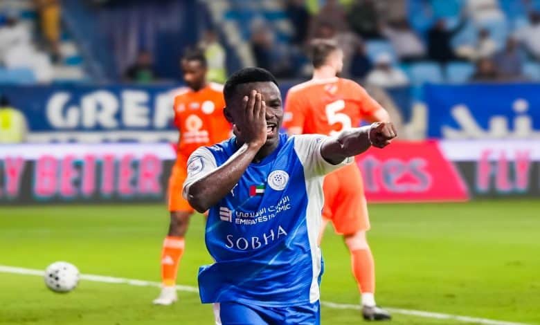 النصر ضد عجمان- المصدر: حساب رابطة المحترفين الإماراتية