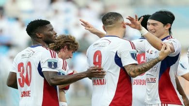 الشارقة ضد دبا - المصدر: حساب رابطة المحترفين الإماراتية