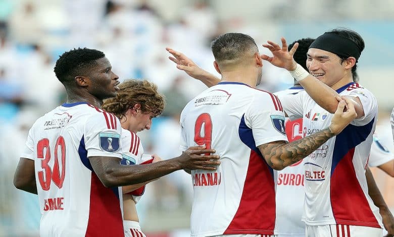 الشارقة ضد دبا - المصدر: حساب رابطة المحترفين الإماراتية