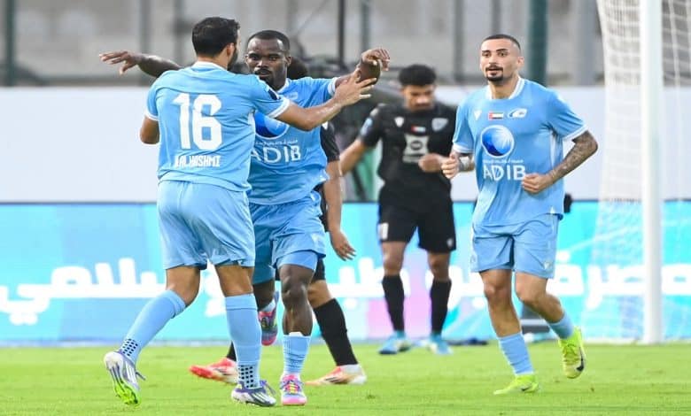 بني ياس ضد خورفكان - المصدر: حساب رابطة المحترفين الإماراتية