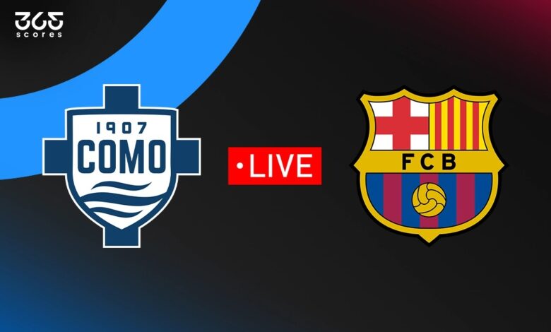 مباراة برشلونة ضد كومو