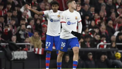 لامين يامال - فيرمين لوبيز - برشلونة (المصدر:Gettyimages)