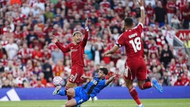 هوجو إيكيتيكي - كودي جاكبو - ماركوس سينسي - ليفربول ضد بورنموث (المصدر:Gettyimages)