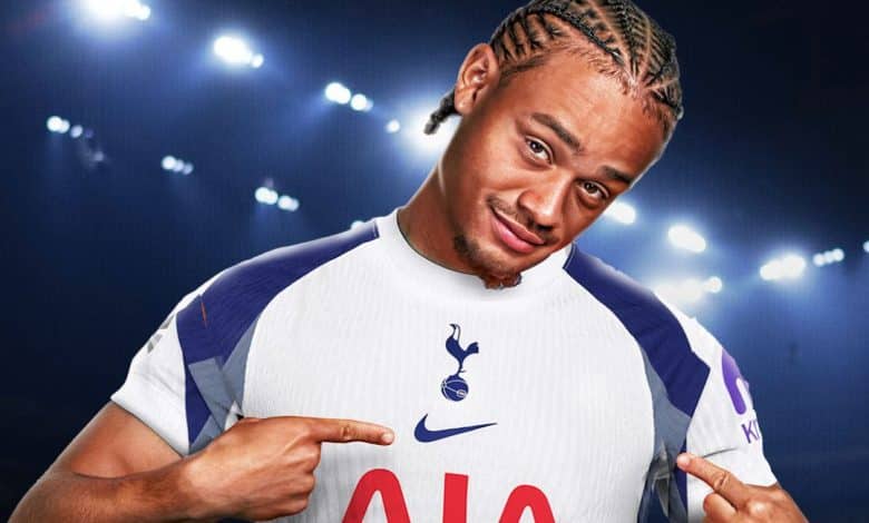 تشافي سيمونز لاعبًا لـ توتنهام هوتسبير