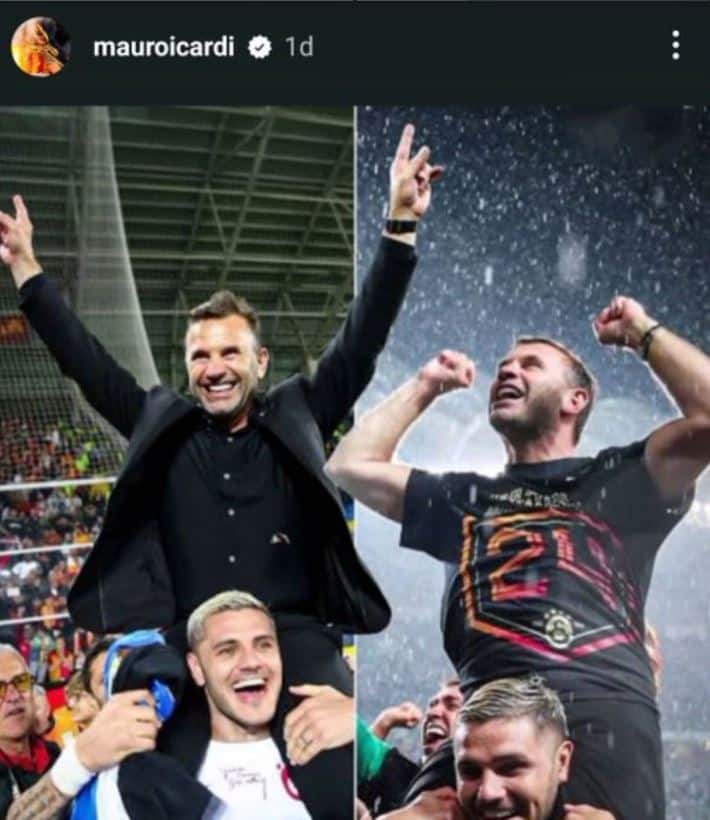 إيكاردي يحتفل بإقالة جوزيه مورينيو