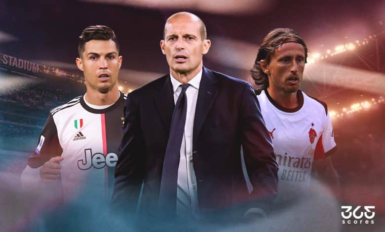 لوكا مودريتش - ماسيمليانو أليجري - كريستيانو رونالدو