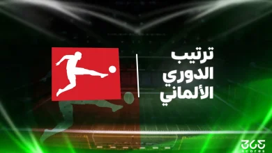 جدول ترتيب الدوري الألماني