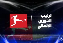 جدول ترتيب الدوري الألماني