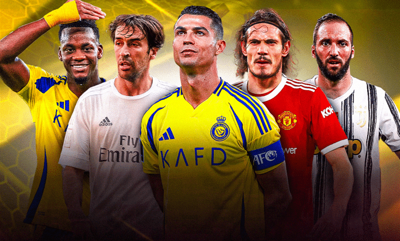 رونالدو_كافاني_راؤول_هيجواين_دوران