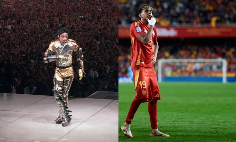 لامين يامال - مايكل جاكسون - المصدر: gettyimages