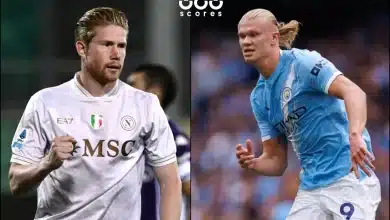 إيرلينج هالاند - كيفين دي بروين - مانشستر سيتي - نابولي (المصدر:Gettyimages)