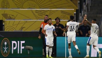 الهلال السعودي: سالم الدوسري- مالكوم- ناصر الدوسري المصدر: gettyimages