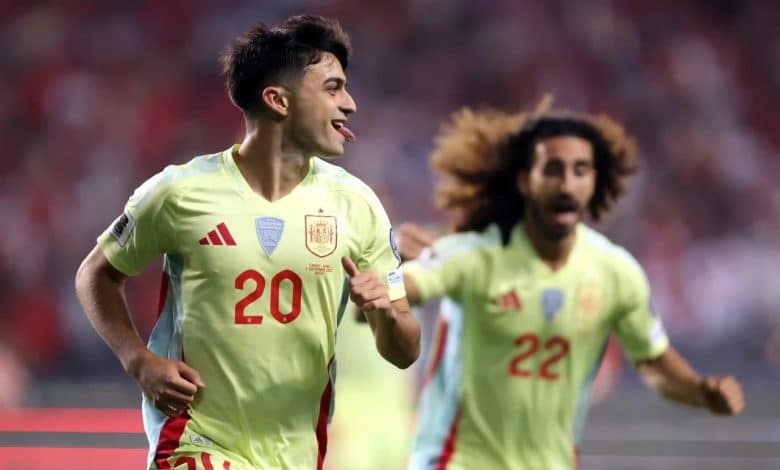 بيدري جونزاليس - مارك كوكوريلا (منتخب إسبانيا) (المصدر:Gettyimages)